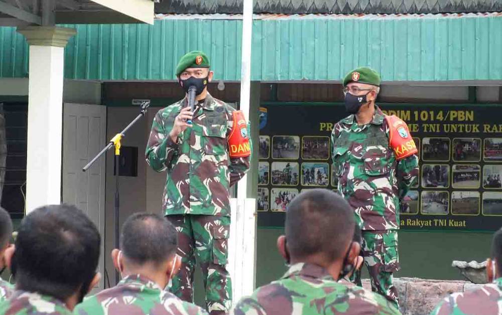 Jam Komandan, Ini Pesan Dandim Pangkalan Bun ke Prajurit