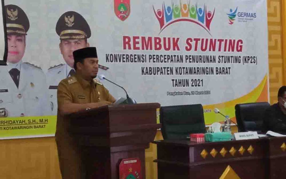 Hadapi Bonus Demografi 2030, Pemkab Kobar Siap Turunkan Angka Stunting