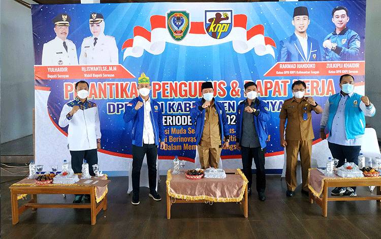 Pesan Bupati Seruyan Pada Pelantikan Pengurus KNPI