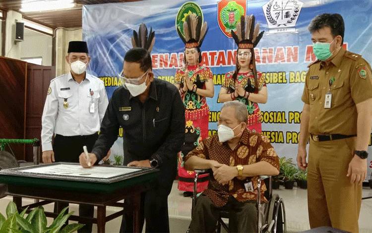 Dinsos Bersama Pengadilan Tinggi Teken MoU Layanan Ramah Bagi Penyandang Disabilitas