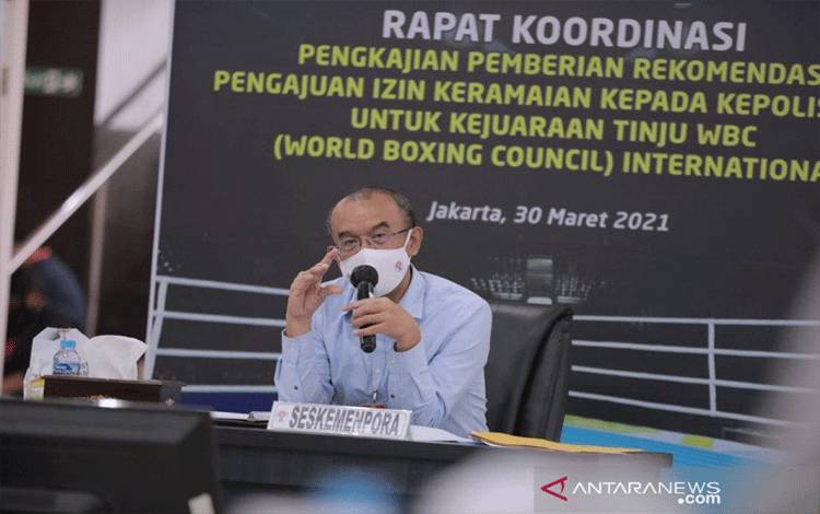Kemenpora Belum Bisa Beri Rekomendasi Kejuaraan Tinju WBC di Indonesia