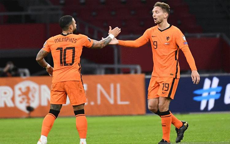 Belanda Hancurkan Gibraltar 7 Gol Tanpa Balas