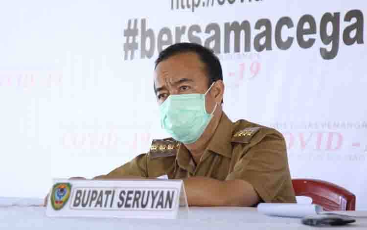 Bupati Seruyan Ingatkan Masyarakat Tingkatkan Disiplin Prokes
