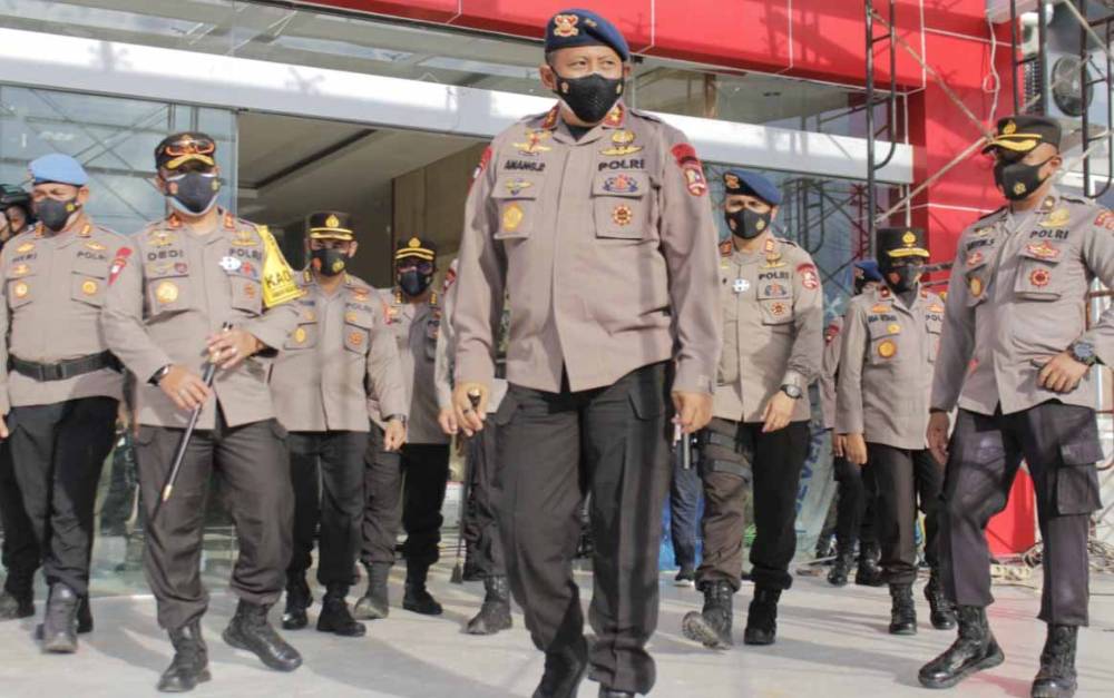 Dankorbrimob Mabes Polri Tinjau Pembangunan Gedung Paviliun RS Bhayangkara