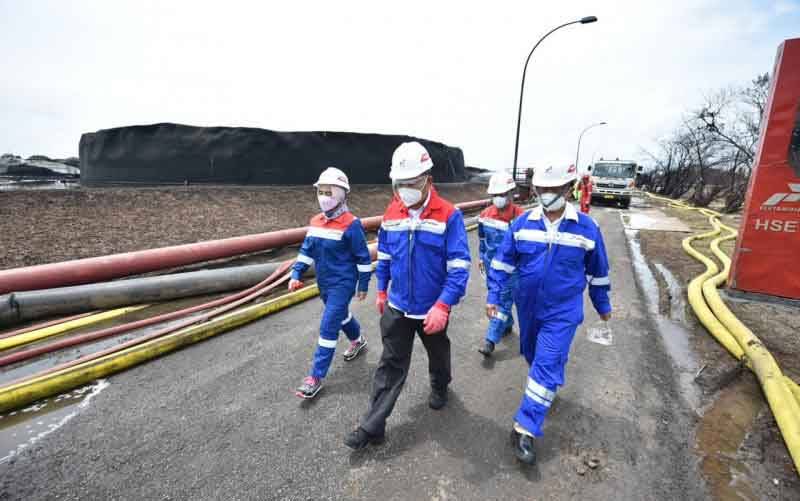 Pascakebakaran Balongan, Menteri ESDM: Optimalkan Oroduksi Kilang Lain