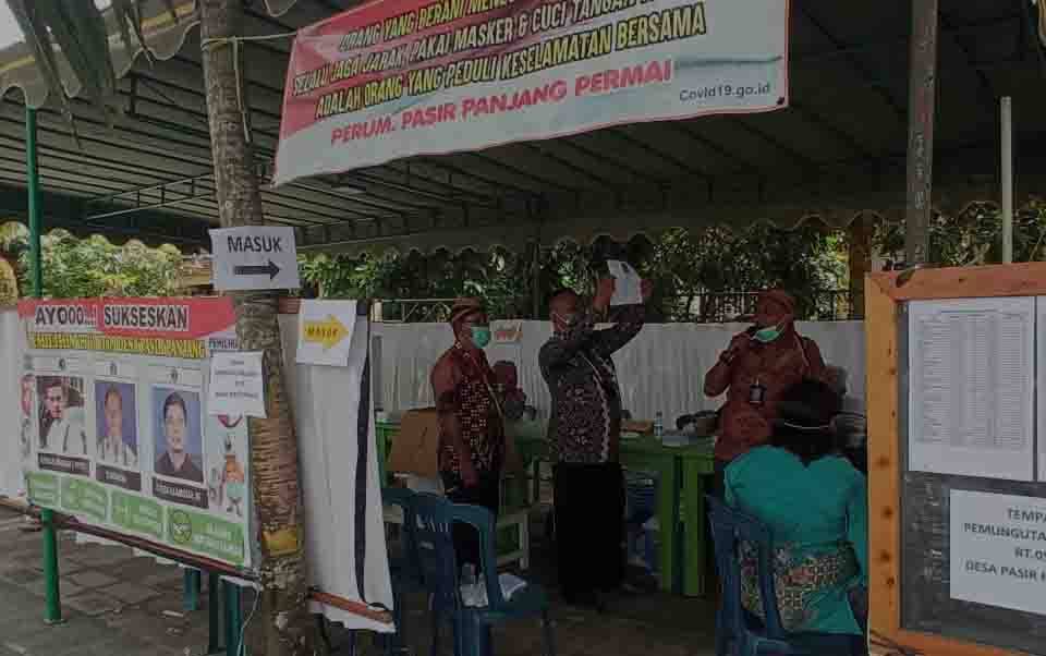 Pemilihan Ketua RT Serentak Desa Pasir Panjang Gunakan Sistem Pemilu