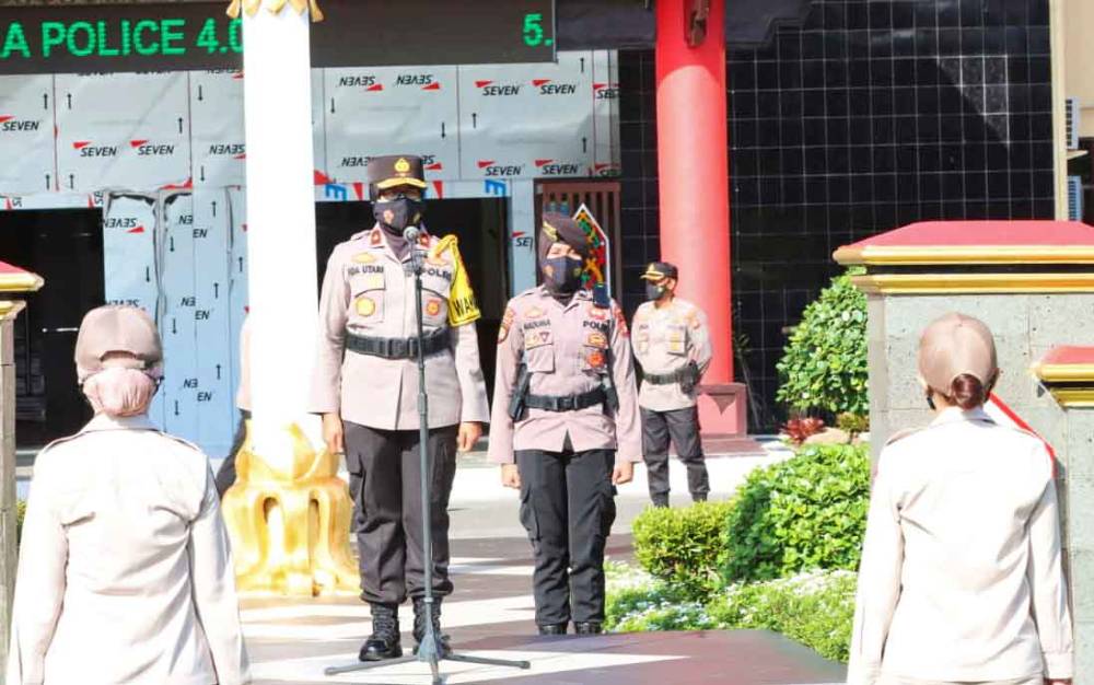 Sejumlah PNS Polri di Polda Kalteng Naik Pangkat