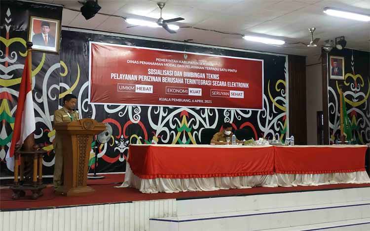 Ini Tujuan DPMPTSP Seruyan Sosialisasi untuk Pelaku UMKM