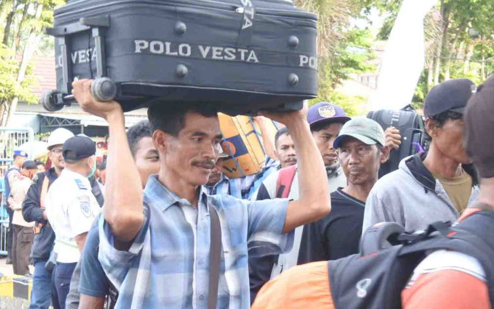 Belum Ada Lonjakan Penumpang Jelang Bulan Ramadan di Pelabuhan Sampit