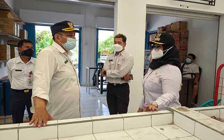 Wabup Kotim Cek Lokasi Rencana Digelarnya Pasar Ramadan