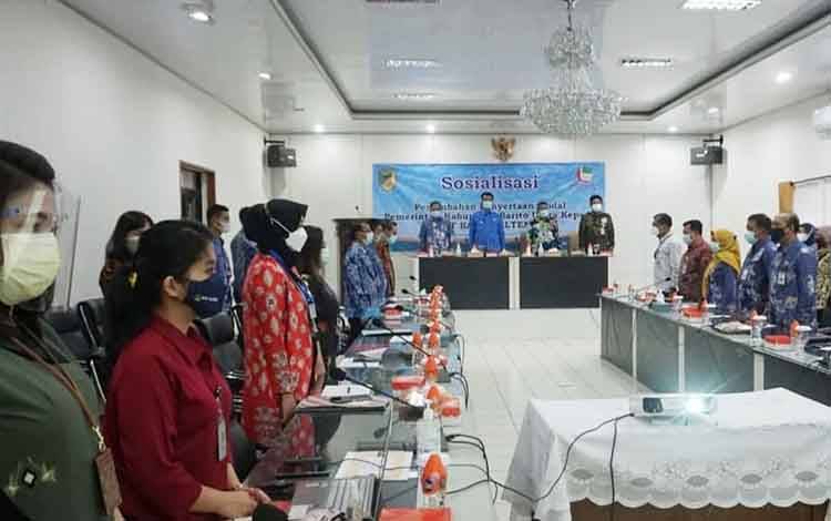 Wakil Bupati Barito Utara Buka Sosialisasi Penambahan Penyertaan Modal untuk Bank Kalteng