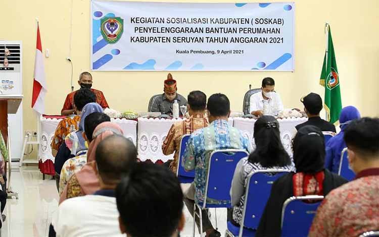 Ini Upaya Pemkab Seruyan Sediakan Rumah Layak Huni Bagi Warga Berpenghasilan Rendah