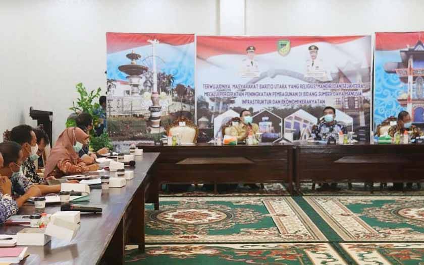 Pemkab Barito Utara Rapat Koordinasi Bersama KPK