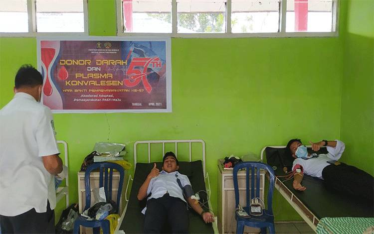 Peringati HBP ke-75, Rutan Kelas IIB Buntok Gelar Aksi Donor Darah