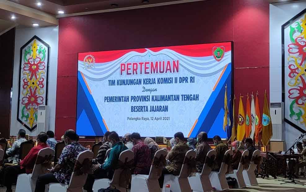 Komisi II DPR RI Kunjungan Kerja ke Kalteng