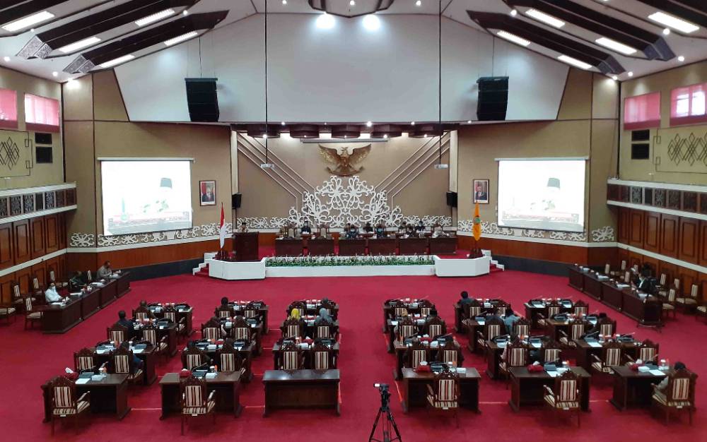 DPRD Kalteng Rapat Paripurna ke 9 Masa Persidangan I 2021