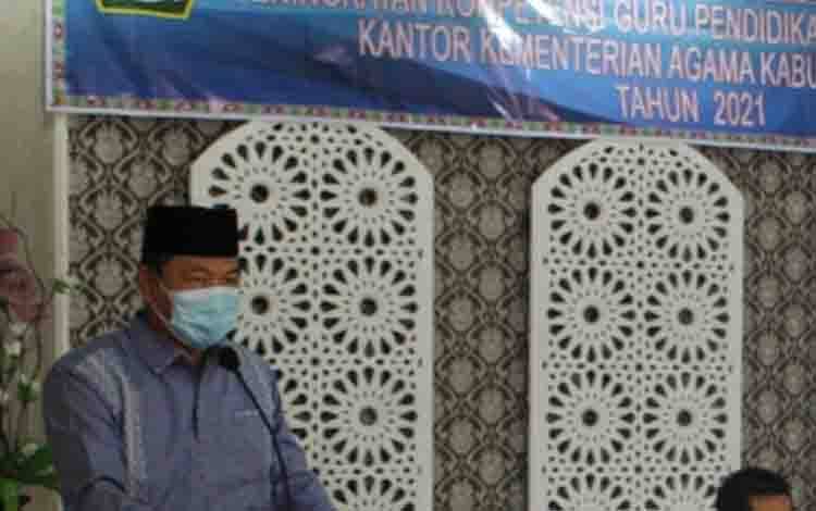 Kemenag Kapuas Terus Tingkatkan Kompetensi Guru PAK