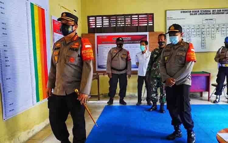 Kapolresta Palangka Raya Tinjau Kesiapan PPKM Mikro di Kelurahan Langkai