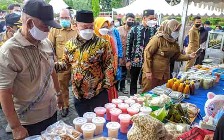 Terapkan Protokol Kesehatan di Pasar Ramadan