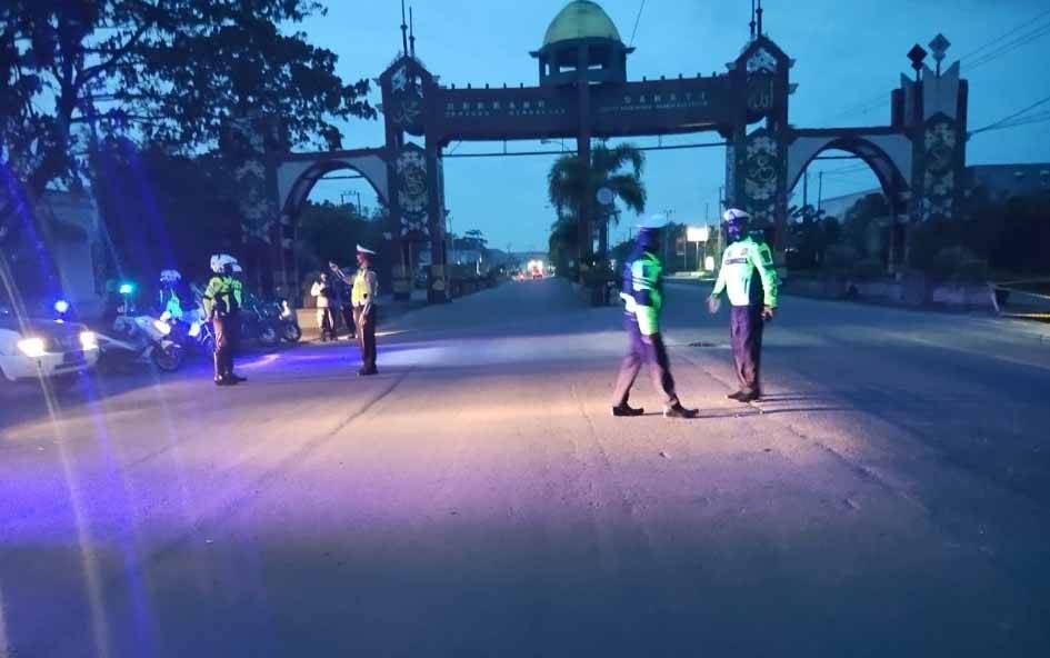Satlantas Polres Kotim Patroli Pagi-pagi Cegah Balapan Liar