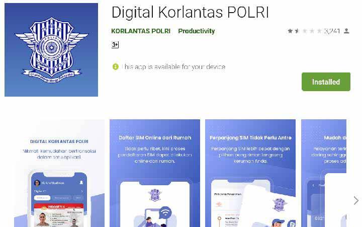 Aplikasi SIM Online Polri Dapat Rating 2.1, Pengguna Keluhkan Tidak Bisa Login