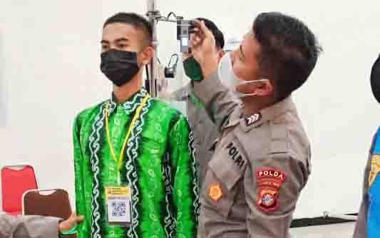 Polda Kalteng Ciptakan Alat Ukur Tinggi Badan Digital dalam Penerimaan Calon Siswa Polri
