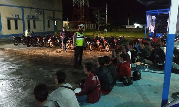 Satlantas Polres Kobar Buru Pembalap Liar