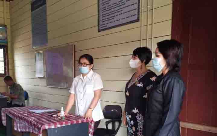 Anggota DPRD Gunung Mas Apresiasi Penerapan Prokes Saat Ujian Sekolah