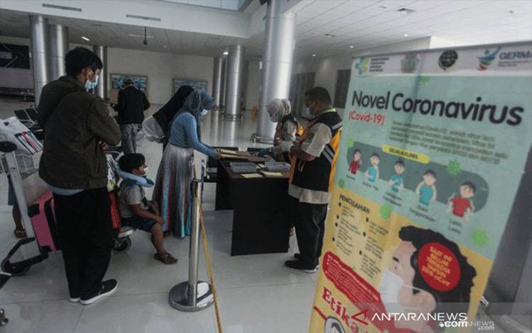 Begini Kondisi Jumlah Penumpang di Bandara Tjilik Riwut Pascaaturan Wajib Swab PCR?