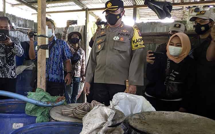 Polres Kotim Terapkan KUHP dan UU Perlindungan Konsumen Terhadap Pengedar dan Pabrik Miras