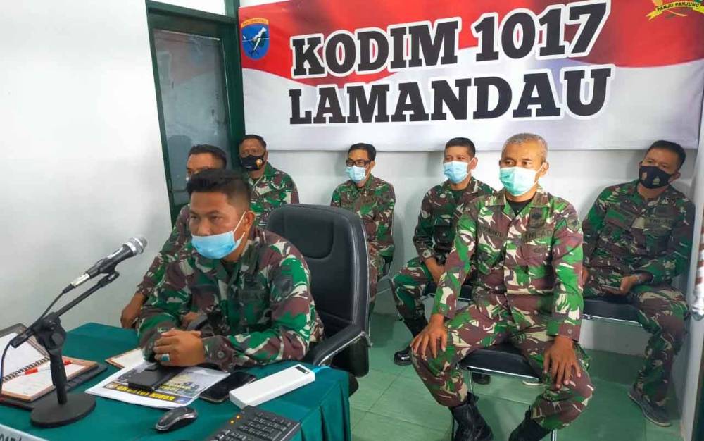 Dandim Lamandau Ajak Masyarakat Patuhi Aturan PPKM Mikro