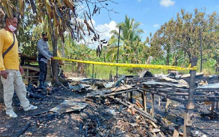 Satu Rumah di Desa Teluk Palinget Kapuas Terbakar, Ini Kronologisnya