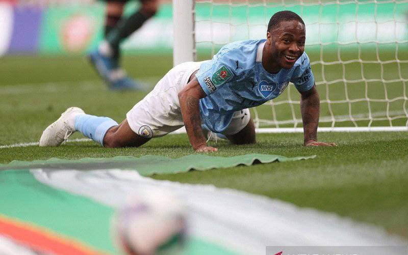 Guardiola Sanjung Penampilan Sterling di Final Piala Liga