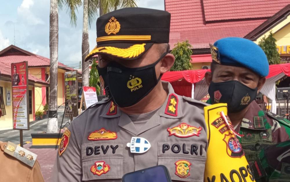 Larangan Mudik Antar Kabupaten/Kota, Polres Kotawaringin Barat Bangun Posko Penyekatan di Perbatasan