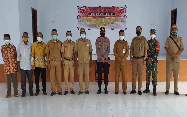 Seluruh Unsur di Kecamatan Hanau Sepakat Dukung Kebijakan Peniadaan Mudik