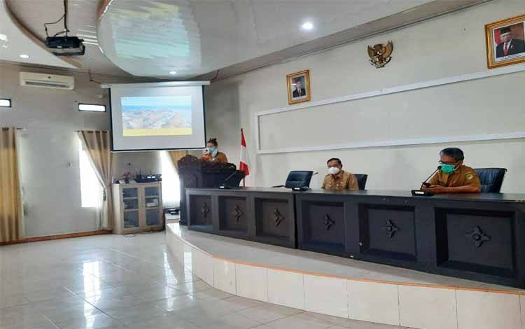 Sekda Barito Utara Buka Bimtek dan Workshop Penataan Ruang dalam Suasana Pandemi covid-19