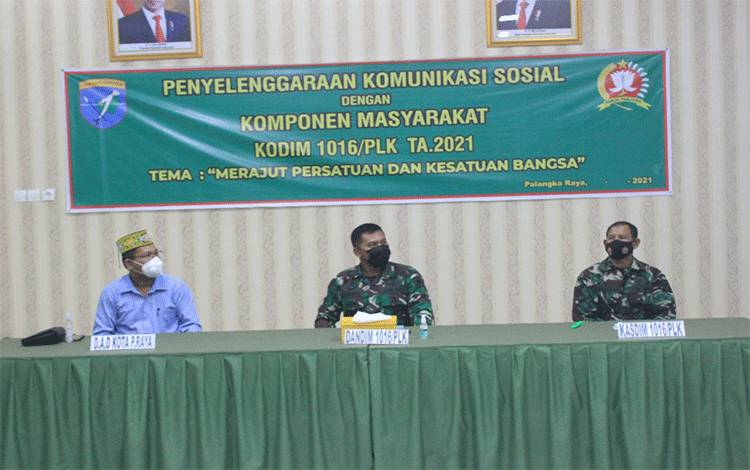 Kodim 1016/Plk Gelar Komsos dan Buka Puasa Bersama Warga