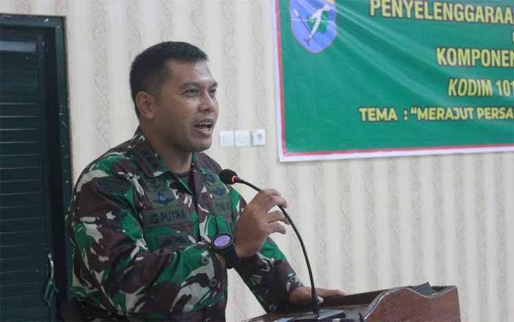 Dandim Palangka Raya Ajak Warga Aktif Cegah Karhutla
