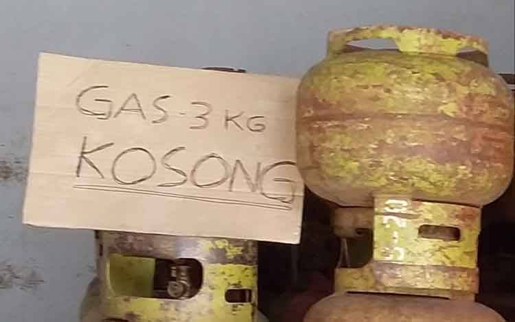 Gas Elpiji 3 Kg Kembali Kosong di Kota Tamiang Layang