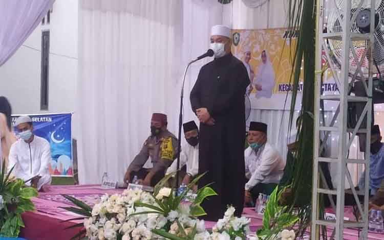 Safari Ramadan di Wilayah Selatan, Bupati Kotim Minta Masyarakat Tetap Jalankan Protokol Kesehatan Covid-19