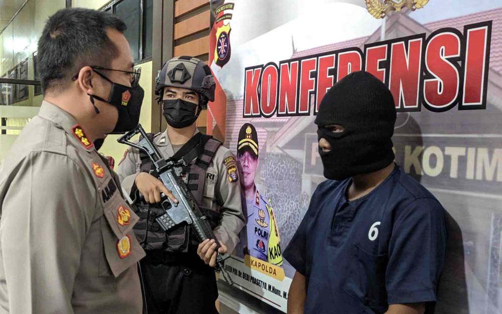 Terduga Pembunuh Paman di Pasar Keramat Sampit Terancam 7 Tahun Penjara