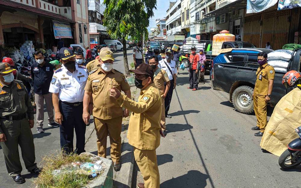 Lalu Lintas di Depan PPM Sampit Jadi Perhatian Bupati Kotim