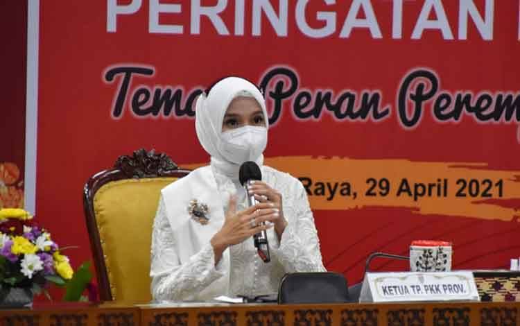 Ketua TP-PKK Kalteng Mengajak Kaum Perempuan Jangan Berhenti untuk Belajar