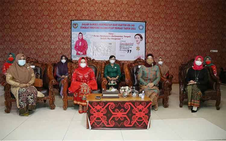 TP PKK Seruyan Ikuti Webinar Peringatan Hari Kartini ke 142 Tingkat Provinsi Kalteng