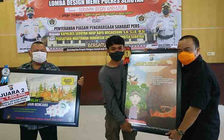 Bupati Seruyan Apresiasi Lomba Desain Meme Polres