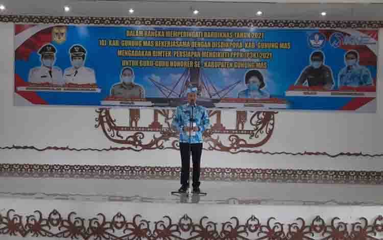 Ini Upaya Persiapan Guru Honorer di Kabupaten Gunung Mas Hadapi Seleksi PPPK