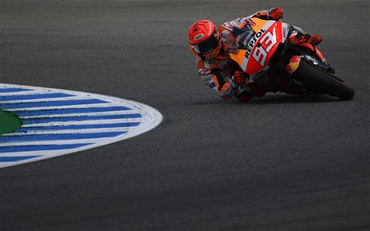 Marquez Raih Hasil Positif dengan Swingarm Baru di Latihan GP Aragon