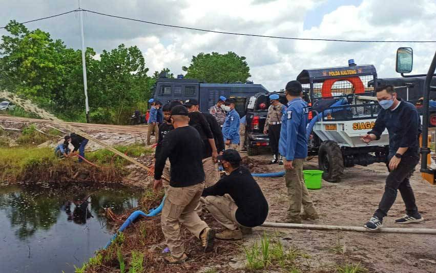 Tim Siaga Karhutla Polda Kalteng Patroli Skala Besar di Lokasi Rawan
