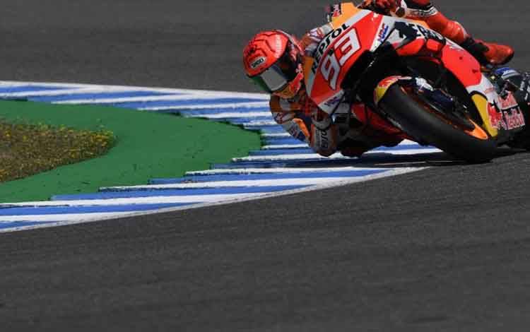 Marquez Merasa Air Fence Menyelamatkannya saat Kecelakaan di Jerez