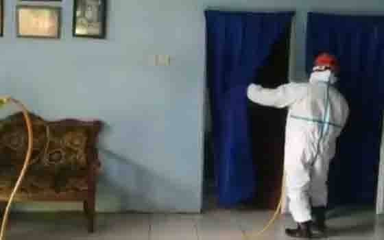Satgas Covid-19 Kalteng Lakukan Sterilisasi di Rumah Warga Terpapar Covid-19